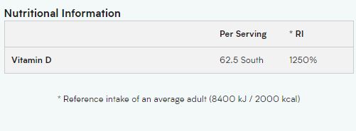 Vitamin D3 / 180 Caps