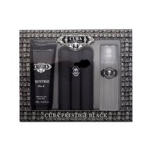 Cuba - Prestige Black Gift set EDT 90 ml, shower gel 200 ml and aftershave 100 ml - 90ml