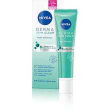 Nivea - Derma Skin Clear Night Exfoliator - 40ml