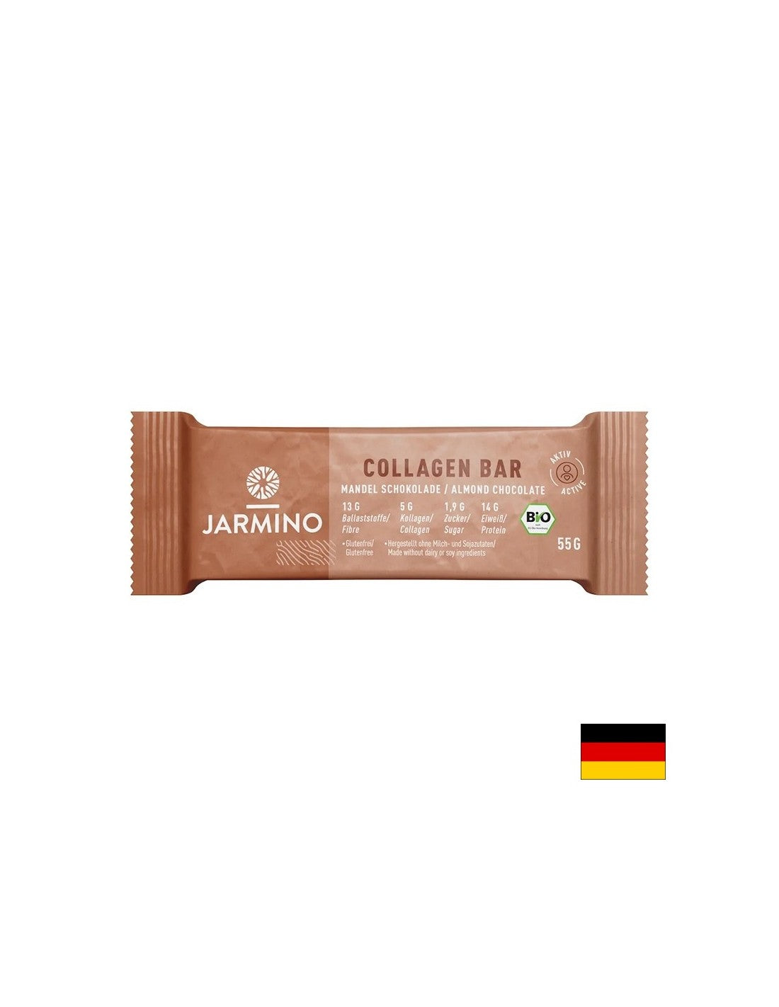 Протеинов бар с колаген, шоколад и бадеми, 55 g - Feel You