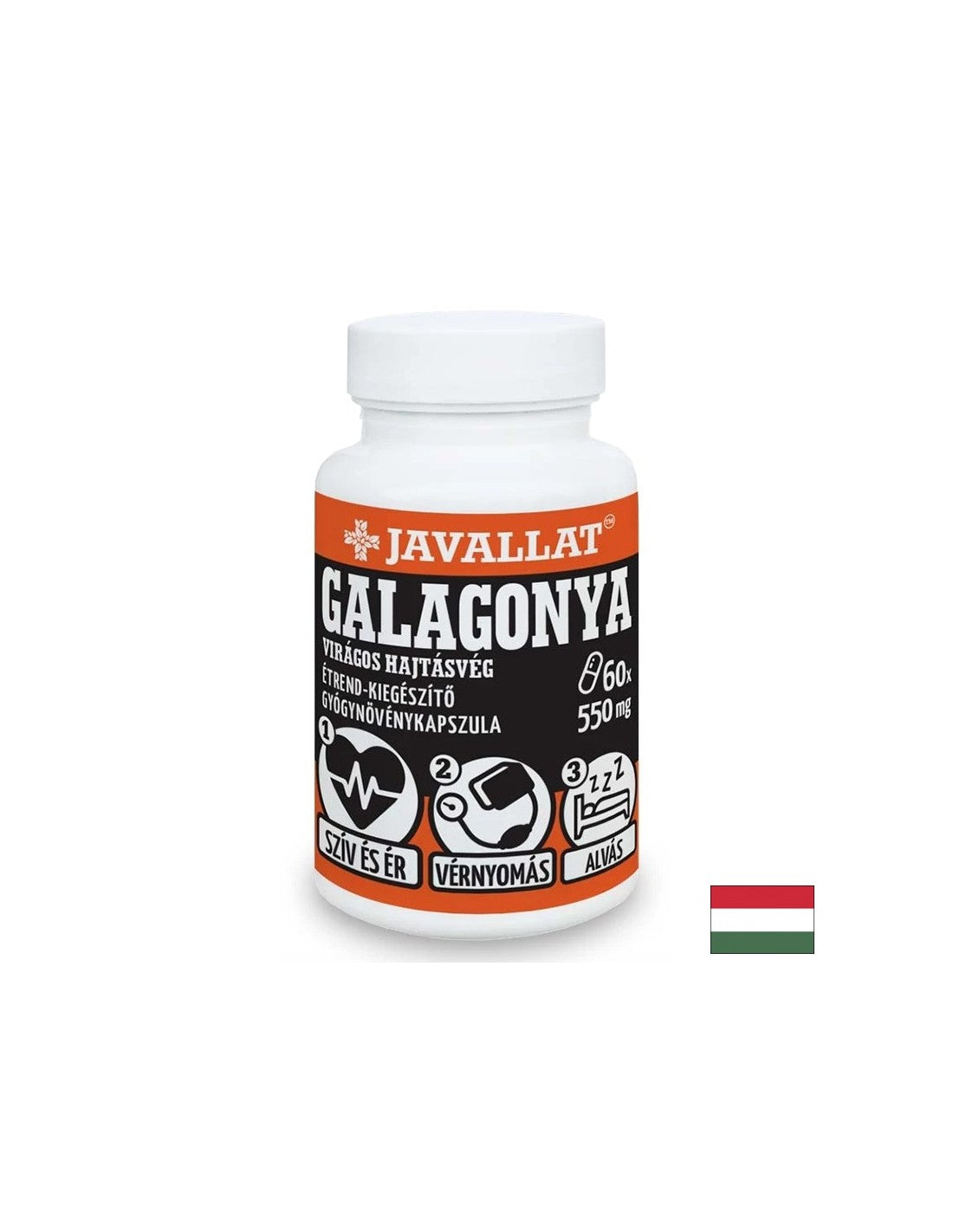 Сърдечно-съдова система - Глог (лист и цвят), 550 mg x 60 капсули - Feel You