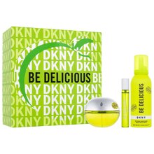 DKNY - DKNY Be Delicious Gift set EDP 100 ml, miniature EDP 15 ml and shower foam 150 ml - 100ml