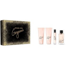 Michael Kors - Gorgeous! Gift set EDP 100 ml, body lotion 100 ml, shower gel 100 ml and miniature EDP 10 ml - 100ml