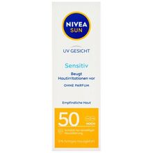 Nivea - Sensitive SPF 50 Sun Allergy Protection - Pleťový krém na opalování pro citlivou pleť - 50ml