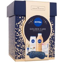 Nivea - Golden Care Skincare Moments Dárková sada tělové mléko Q10 Firming Bronze 400 ml a sprchový gel Shea Butter & Botanical Oil 250 ml a antiperspirant Bl - 400ml