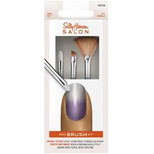 Sally Hansen - Salon Pro Brush Kit - Sada štětců na manikúru - 1ml