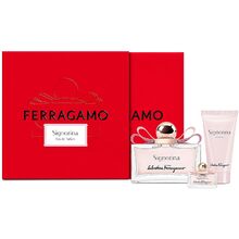 Salvatore Ferragamo - Signorina Unica Gift set EDP 100 ml, body lotion 50 ml and miniature EDP 5 ml - 100ml