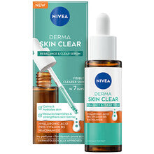 Nivea - Derma Skin Clear Serum - Regenerační a hloubkově hydratační pleťové sérum - 30ml