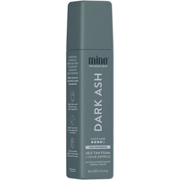 Minetan - Dark Ash Self-Tan Foam - Samoopalovací pěna pro tmavě hnědý odstín - 200ml