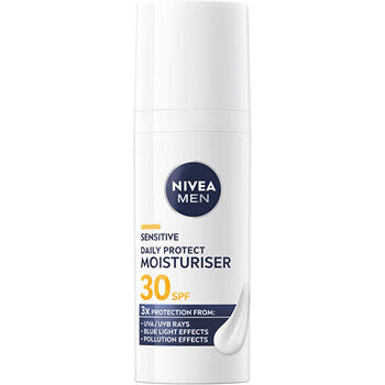 Nivea - Men Sensitive Daily Protect Moisturiser - Hydratační denní krém pro muže SPF 30 - 50ml