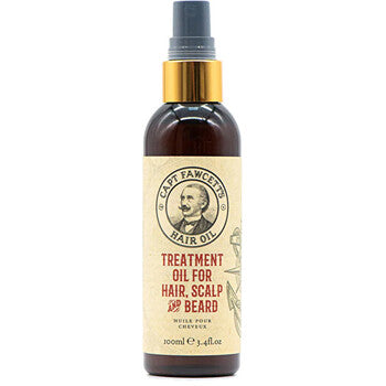 Captain Fawcett - Hair, Scalp and Beard Oil - Vyživující olej na vlasy, pokožku hlavy a vousy - 100ml