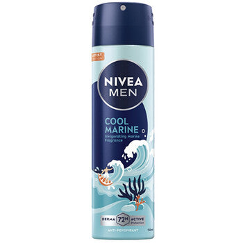 Nivea - Man Cool Marine Anti-Perspirant - Antiperspirant ve spreji - 150ml