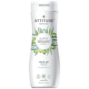 Attitude - Super Leaves Olive Leaves Shower Gel - Přírodní sprchový gel - 473ml