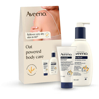 Aveeno - Skin Relief Set ( velmi suchá a citlivá pokožka ) - Dárková sada tělové péče