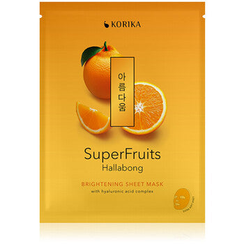 KORIKA - Superfruits Hallabong Brightening Sheet Mask - Rozjasňující plátýnková maska - 25.0g