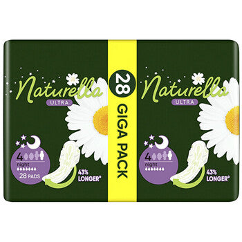 Naturella - Ultra Night Quatro - Dámské hygienické vložky na noc - 28.0ks