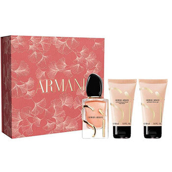 Armani - Sí Intense Dárková sada EDP 50 ml, sprchový gel 50 ml a tělové mléko 50 ml - 50ml