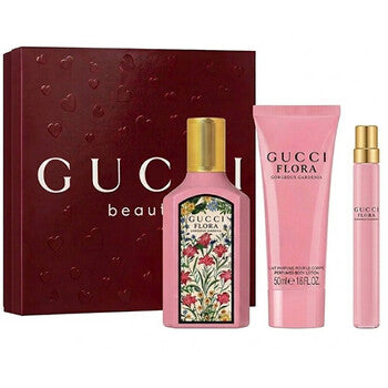 Gucci - Flora Gorgeous Gardenia Dárková sada EDP 100 ml, miniaturka EDP 10 ml a tělové mléko 50 ml - 100ml