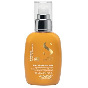 Alfaparf Milano - Semi Di Lino Sunshine Hair Protective Milk - Ochranné mléko pro vlasy namáhané sluncem - 125ml