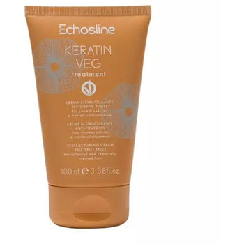 Echosline - Keratin Veg Treatment - Obnovující krém na roztřepené konečky vlasů - 100ml