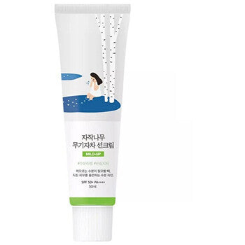 ROUND LAB - Birch Juice Moisture Mild-Up Suncreen Cream SPF 50+ - Ochranný krém - 50ml