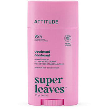 Attitude - Super Leaves Deodorant ( Kokos & lesní plody ) - Přírodní deodorant - 75.0g