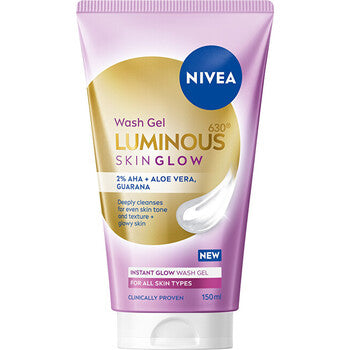 Nivea - Luminous Skin Glow Wash Gel - Čisticí pleťový gel - 150ml