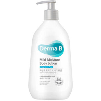 Derma:B - Mild Moisture Body Lotion - Hydratační tělové mléko pro suchou a citlivou pokožku - 400ml