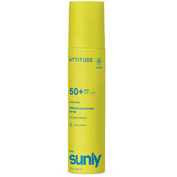 Attitude - Kids Sunly Mineral Spray SPF 50 - Dětský minerální opalovací krém ve spreji - 75ml