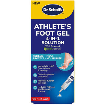 Scholl - Athlete`s Foot 4v1 Gel - Gel na atletickou nohu - 10ml