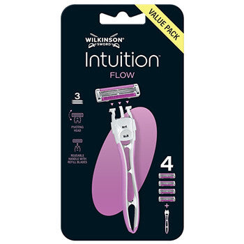 Wilkinson Sword - Intuition Flow - Holící strojek + 4 hlavice