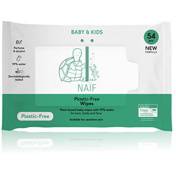 Naif - Wipes - Vlhčené ubrousky pro děti a miminka 54 ks