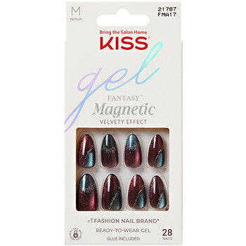 Kiss My Face - Gel Fantasy Magnetic Moonlit Veil - Umělé nehty ( 28 ks )