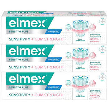Elmex - Sensitive Sensitivity + Gum Strenght Whitening Trio - Zubní pasta - 75ml