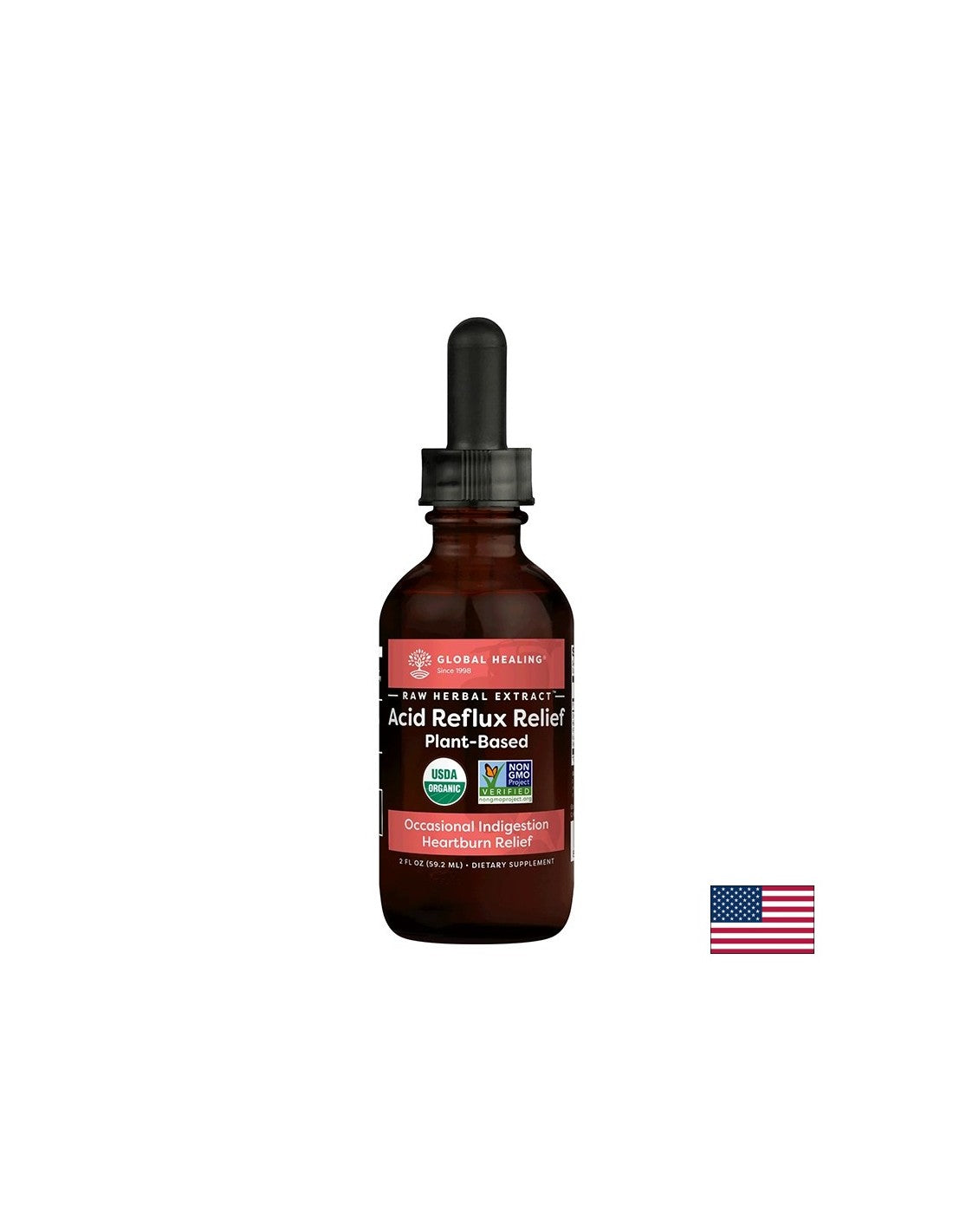 При стомашен рефлукс и киселини - Капки с билкови екстракти, растителни масла и ябълков оцет, 59.2 ml - Feel You