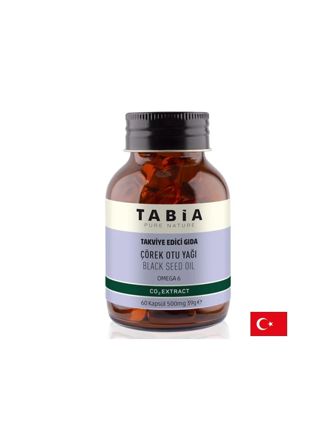 Имунно и сърдечно здраве - Масло от черен кимион (източник на омега-6), 500 mg х 60 софтгел капсули - Feel You