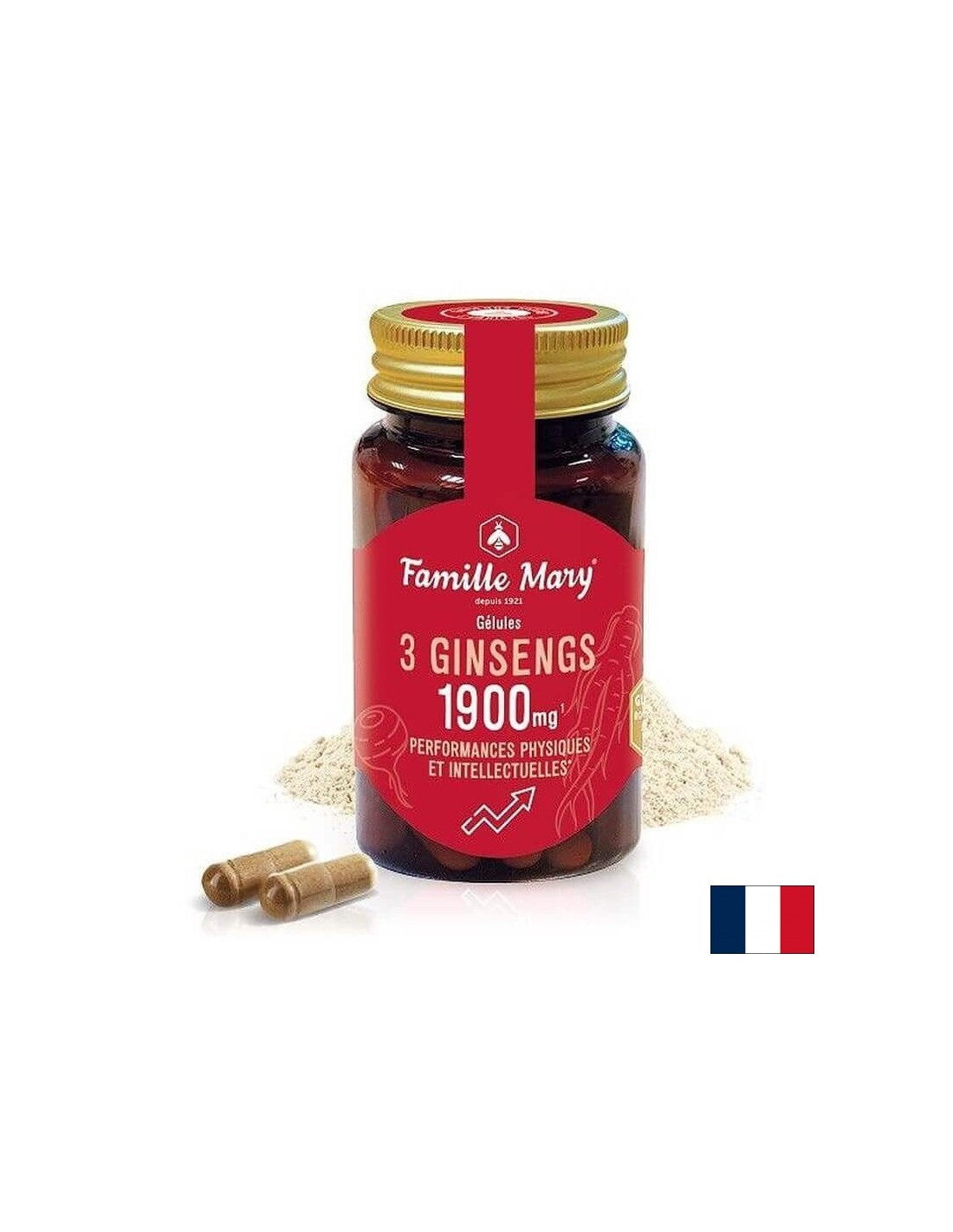 Азиатски женшен + сибирски женшен + мака - Мощен енергиен и либидо стимулатор, 60 капсули - Feel You