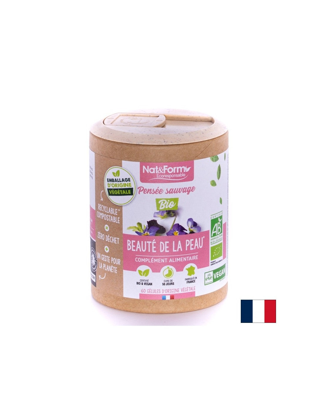 Красива кожа - Дива теменуга, 60 капсули - Feel You