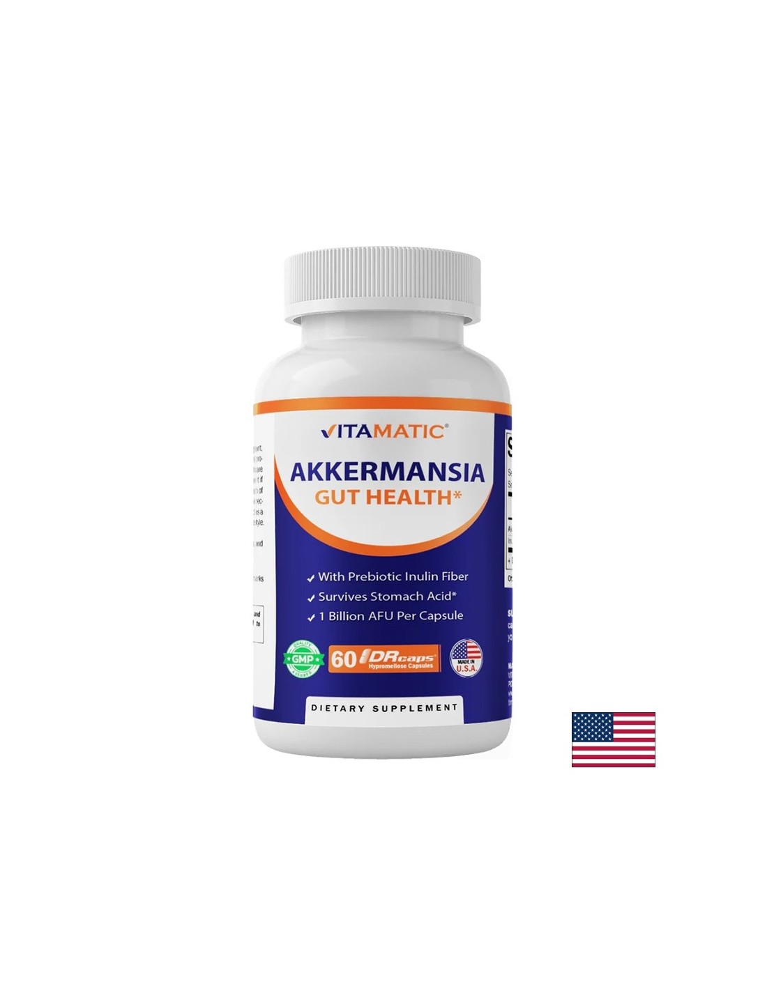 Акермансия муцинифила + инулин – Здрава чревна бариера и метаболитен баланс, 60 капсули със забавено освобождаване - Feel You