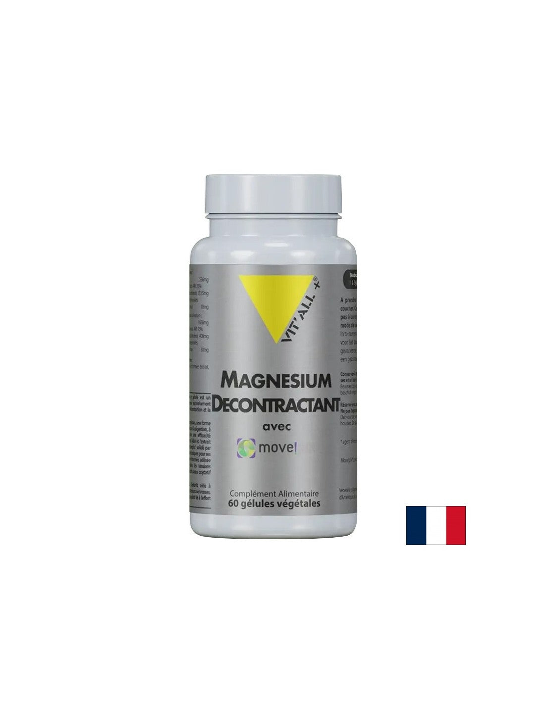 Магнезий (бисглицинат) + Лимонова вербена + ГАБА – За нервната система, 60 капсули - Feel You