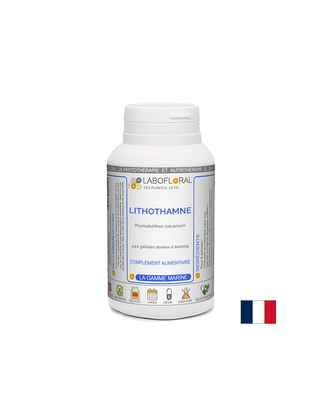 Кости и стави - Червени водорасли Литотамнион, 600 mg х 50 капсули - Feel You