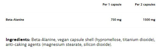 Beta Alanine / 90 Caps