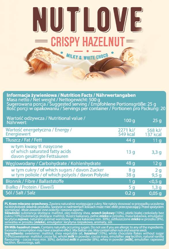 NutLove Protein Spread | Different Flavors - 500 грама - Feel You
