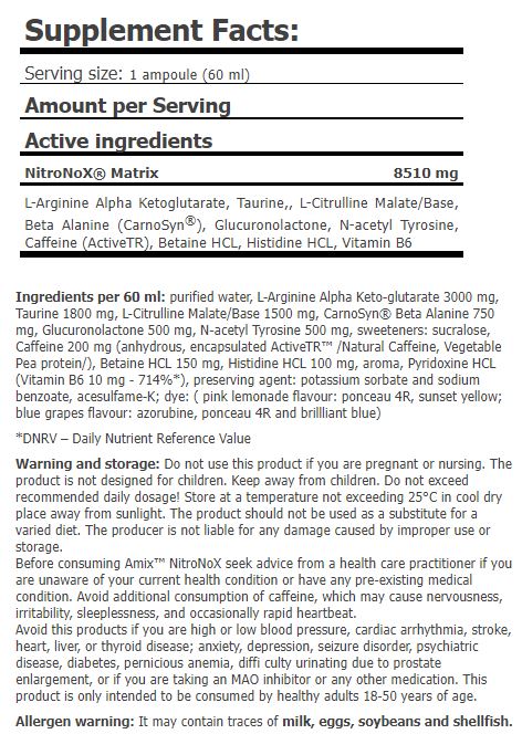 Nitro Nox ® Shot / 60 ml - Feel You