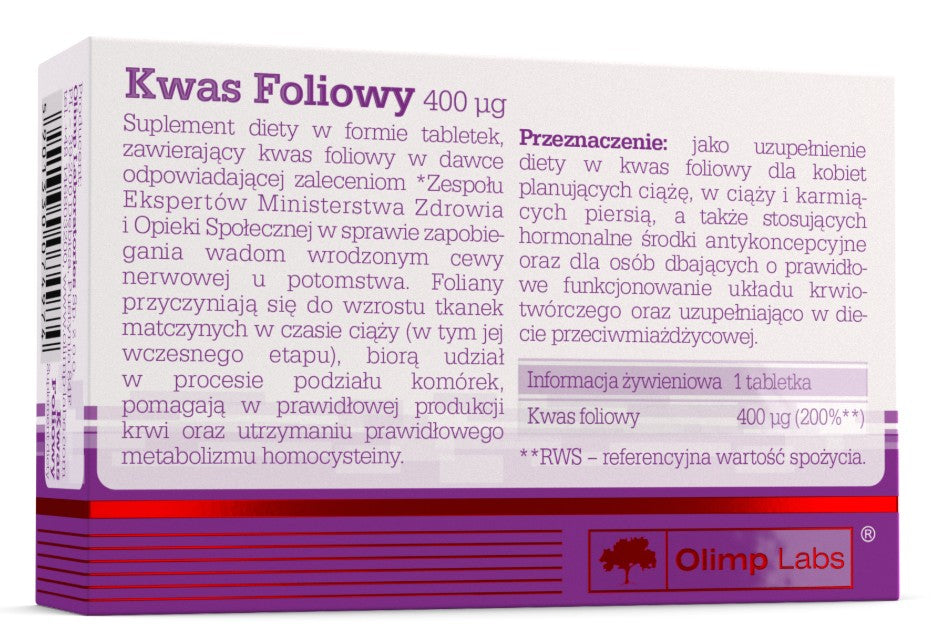 Folic Acid / 60 Tabs