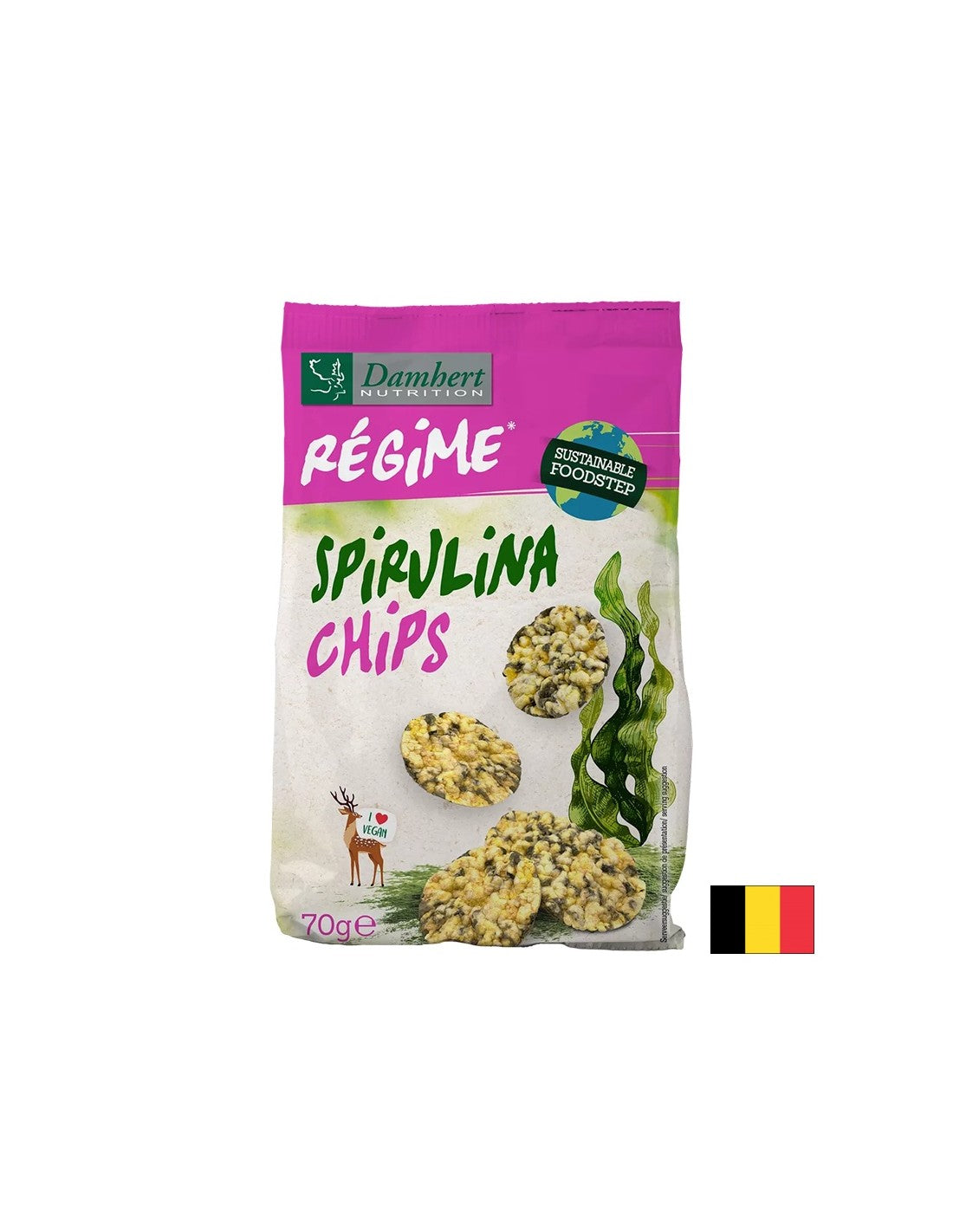 Диетичен чипс от спирулина, 70 g - Feel You