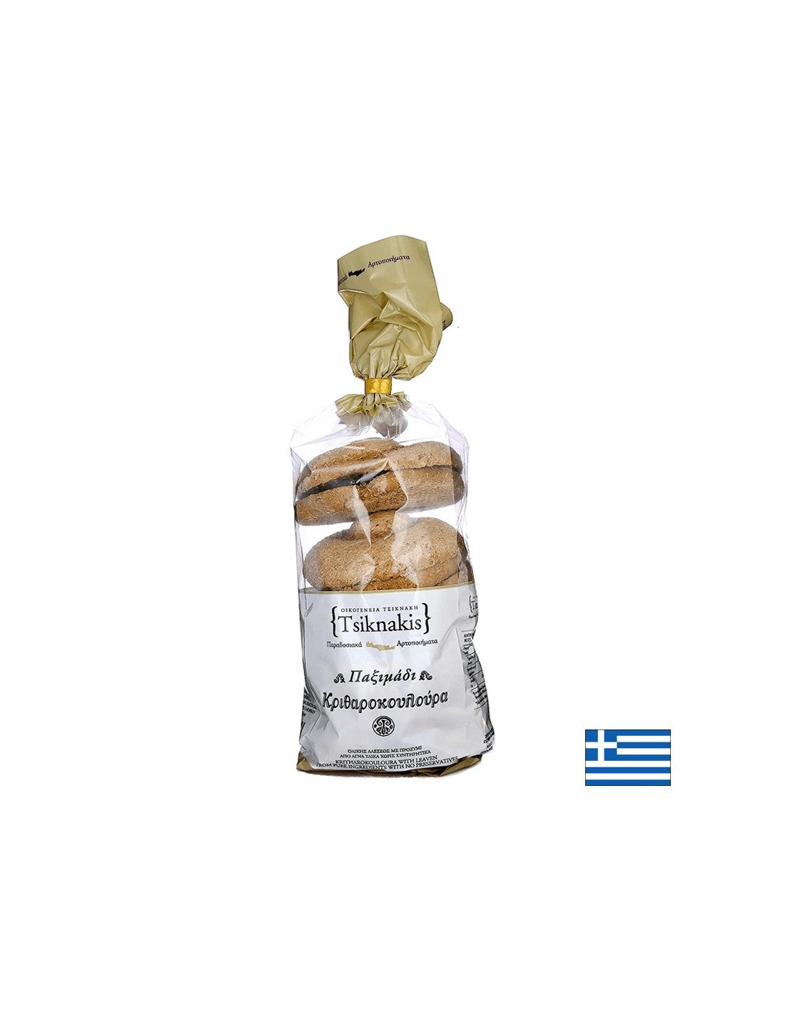 Кръгли пълнозърнести сухари с квас (Крит), 700 g - Feel You