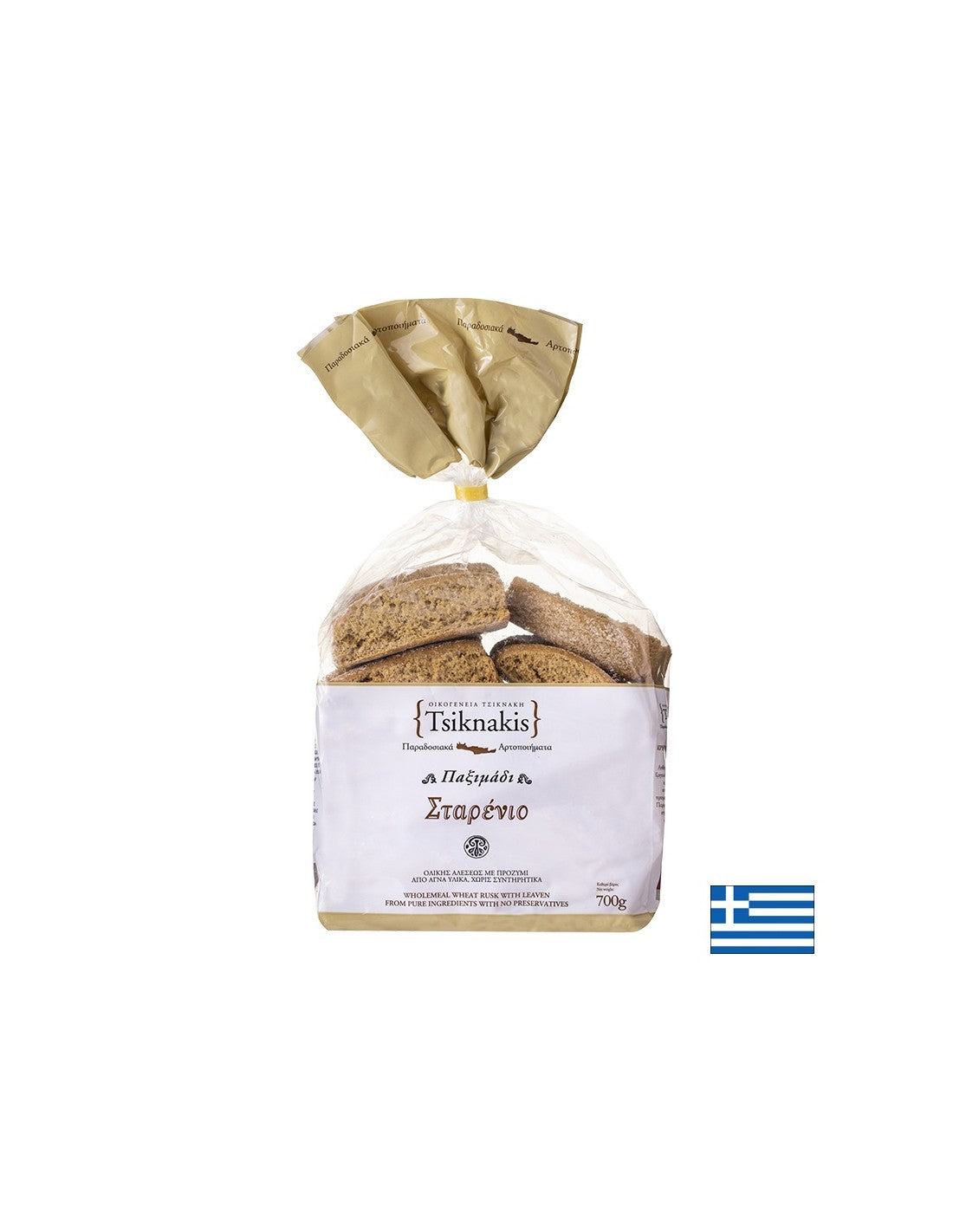 Пълнозърнести пшенични сухари (Крит), 700 g - Feel You