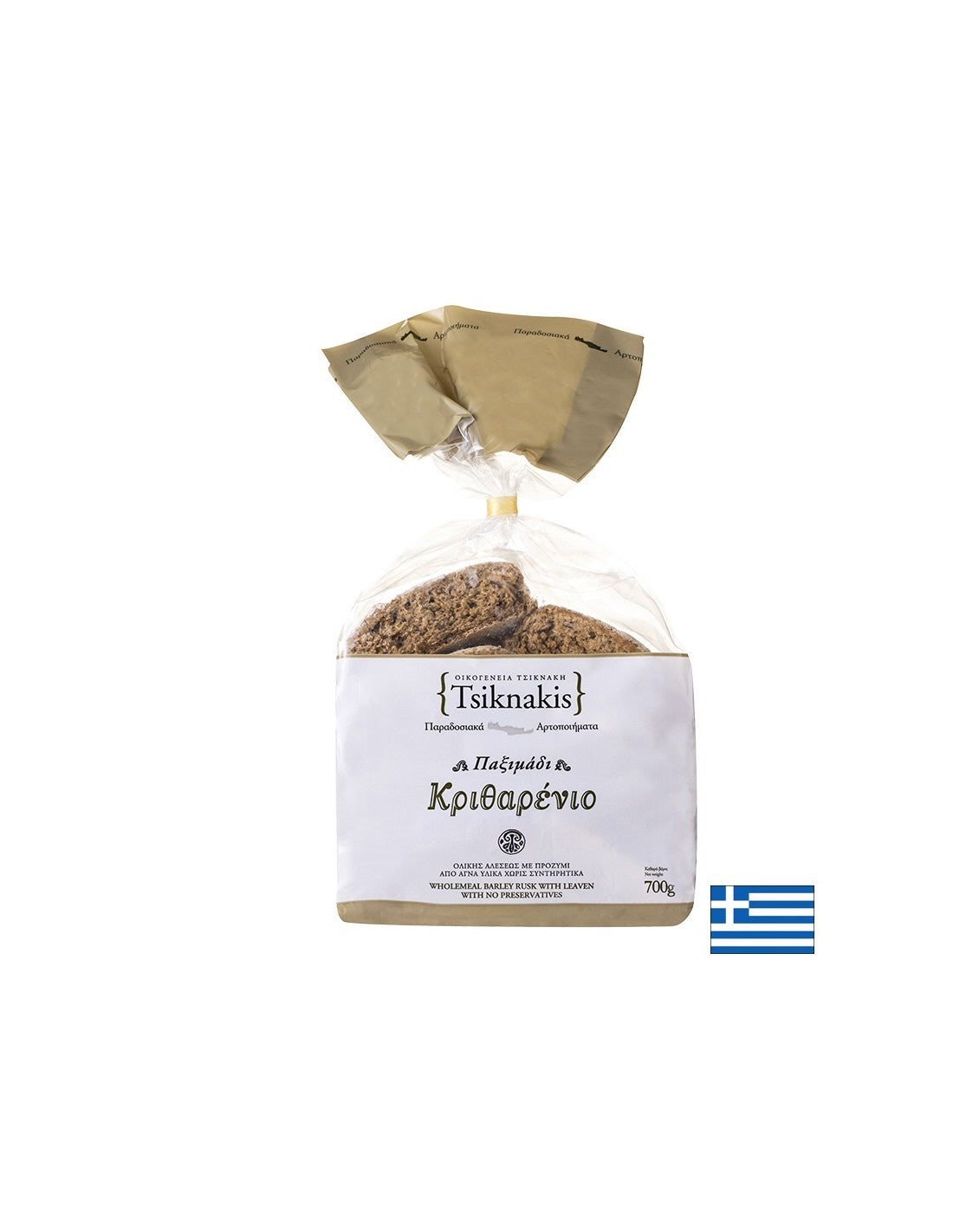 Сухари от ечемичено брашно (Крит), 700 g - Feel You