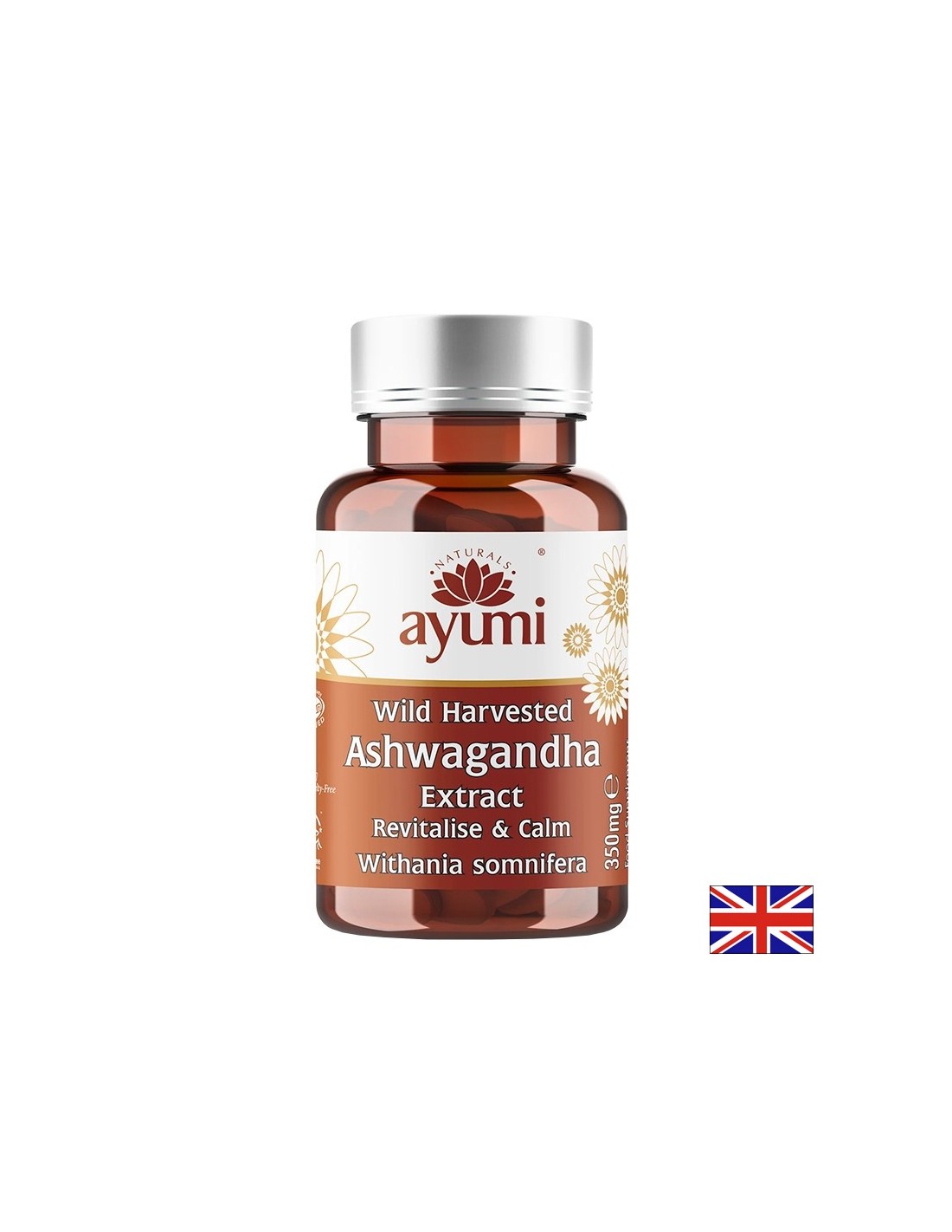 Ашваганда (диворастяща) – Спокойна нервна система и устойчивост на стрес, 700 mg, 60 капсули - Feel You